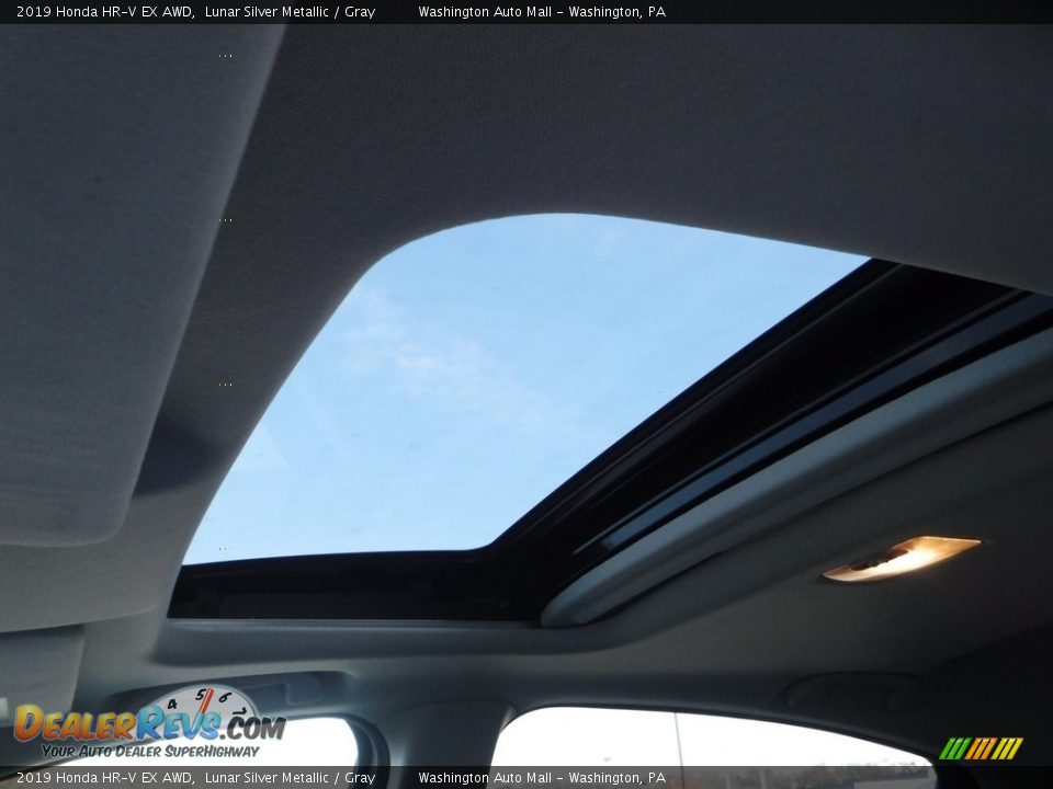 2019 Honda HR-V EX AWD Lunar Silver Metallic / Gray Photo #12