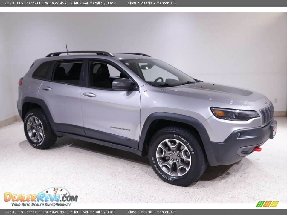 2020 Jeep Cherokee Trailhawk 4x4 Billet Silver Metallic / Black Photo #1
