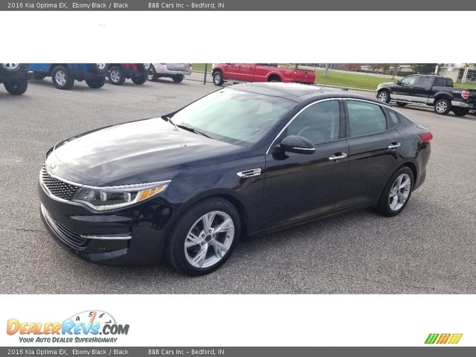 2016 Kia Optima EX Ebony Black / Black Photo #1