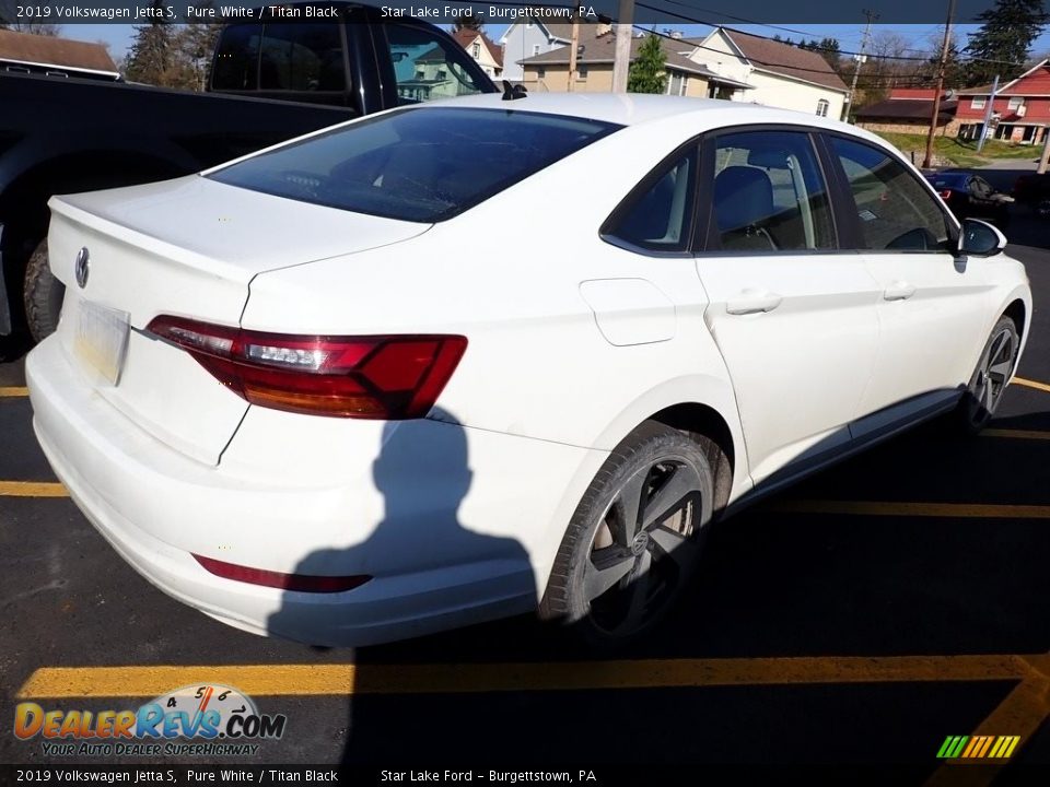 2019 Volkswagen Jetta S Pure White / Titan Black Photo #3