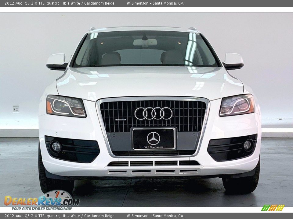 2012 Audi Q5 2.0 TFSI quattro Ibis White / Cardamom Beige Photo #2