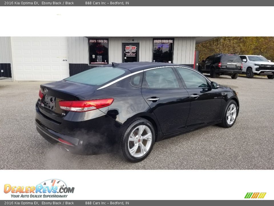 2016 Kia Optima EX Ebony Black / Black Photo #5