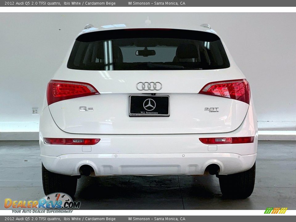 2012 Audi Q5 2.0 TFSI quattro Ibis White / Cardamom Beige Photo #3