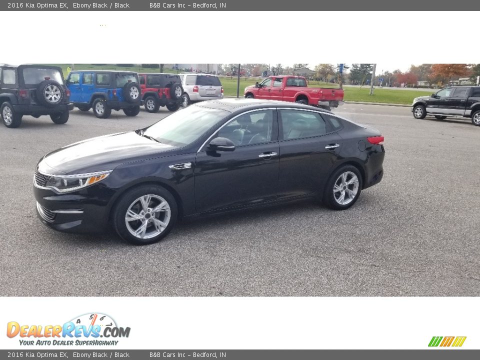 2016 Kia Optima EX Ebony Black / Black Photo #10