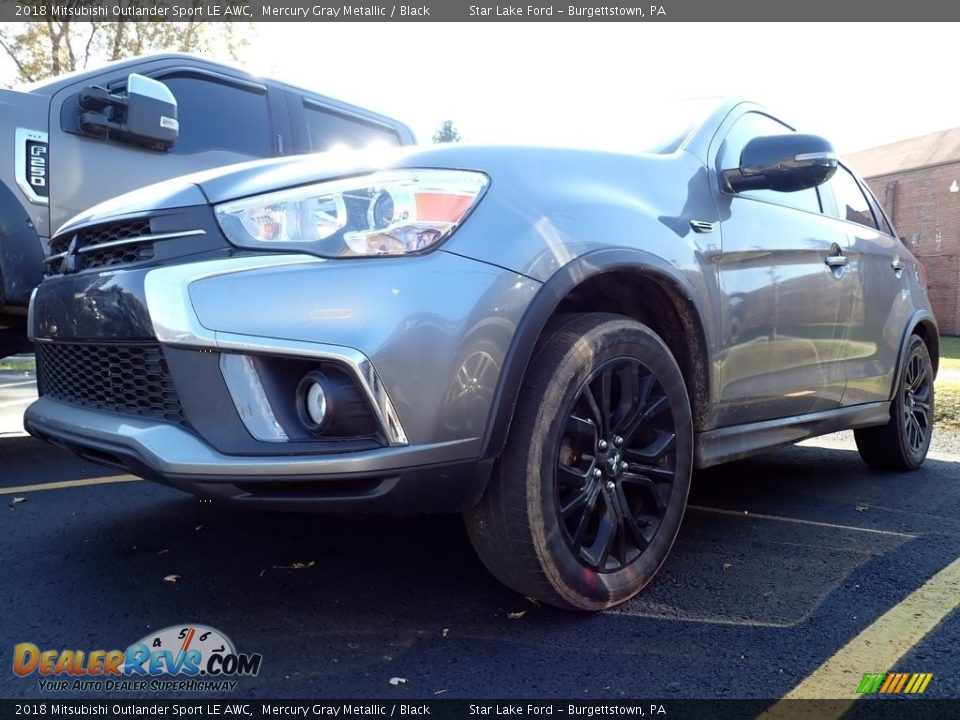 2018 Mitsubishi Outlander Sport LE AWC Mercury Gray Metallic / Black Photo #1