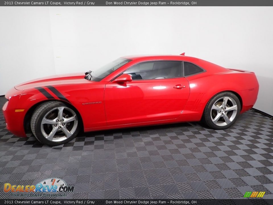 2013 Chevrolet Camaro LT Coupe Victory Red / Gray Photo #9