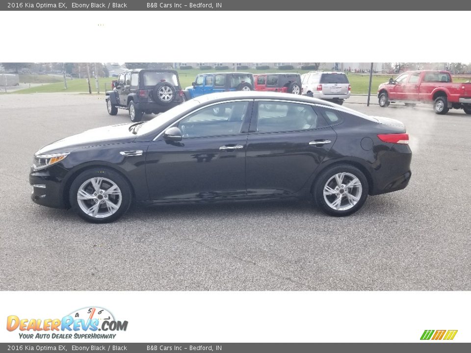 2016 Kia Optima EX Ebony Black / Black Photo #11