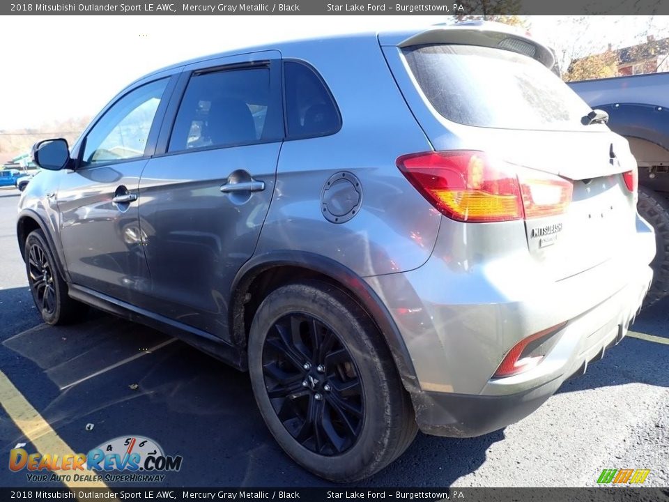 2018 Mitsubishi Outlander Sport LE AWC Mercury Gray Metallic / Black Photo #2