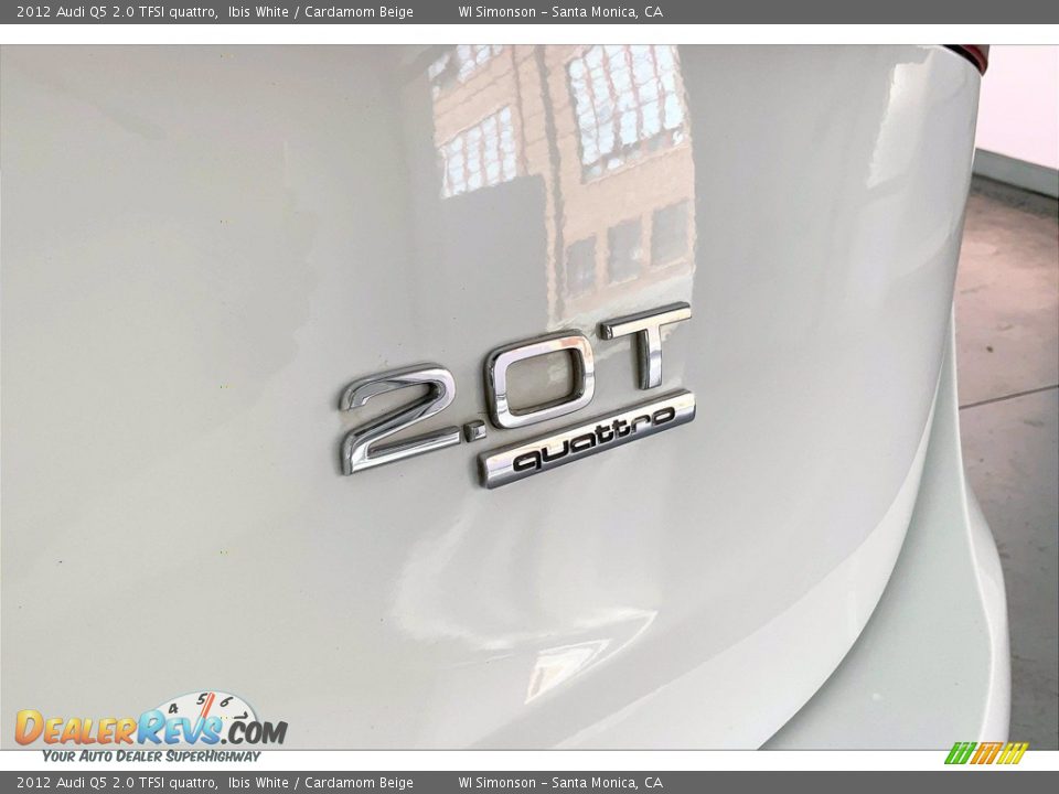 2012 Audi Q5 2.0 TFSI quattro Ibis White / Cardamom Beige Photo #7