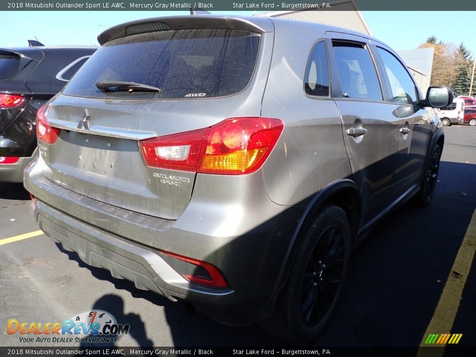 2018 Mitsubishi Outlander Sport LE AWC Mercury Gray Metallic / Black Photo #3