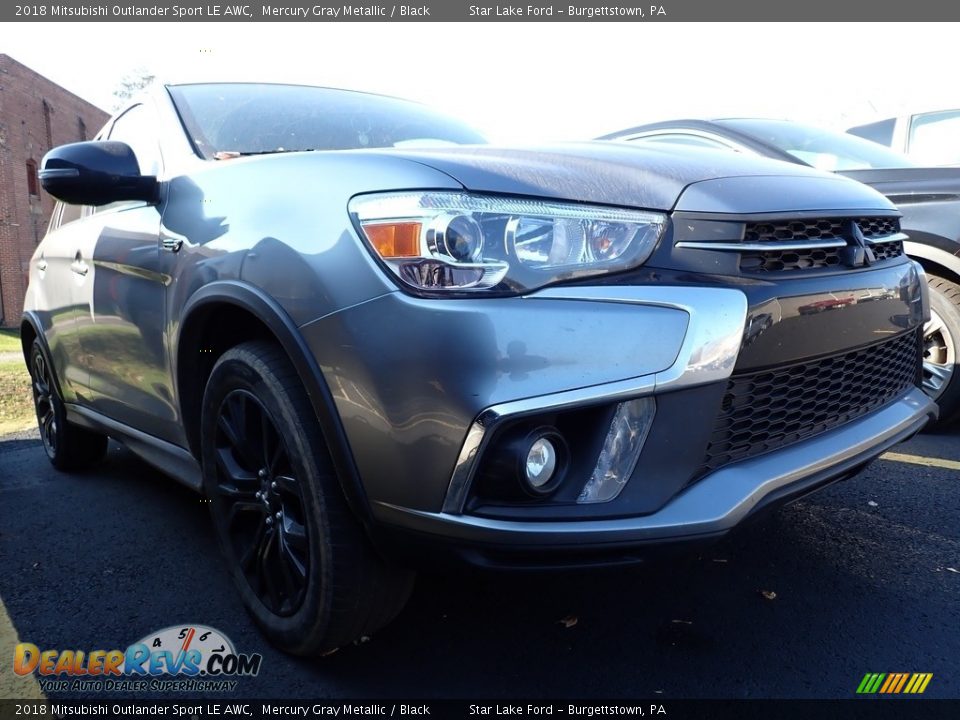 2018 Mitsubishi Outlander Sport LE AWC Mercury Gray Metallic / Black Photo #4