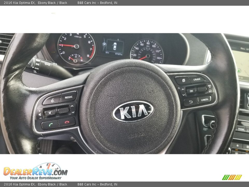 2016 Kia Optima EX Ebony Black / Black Photo #16