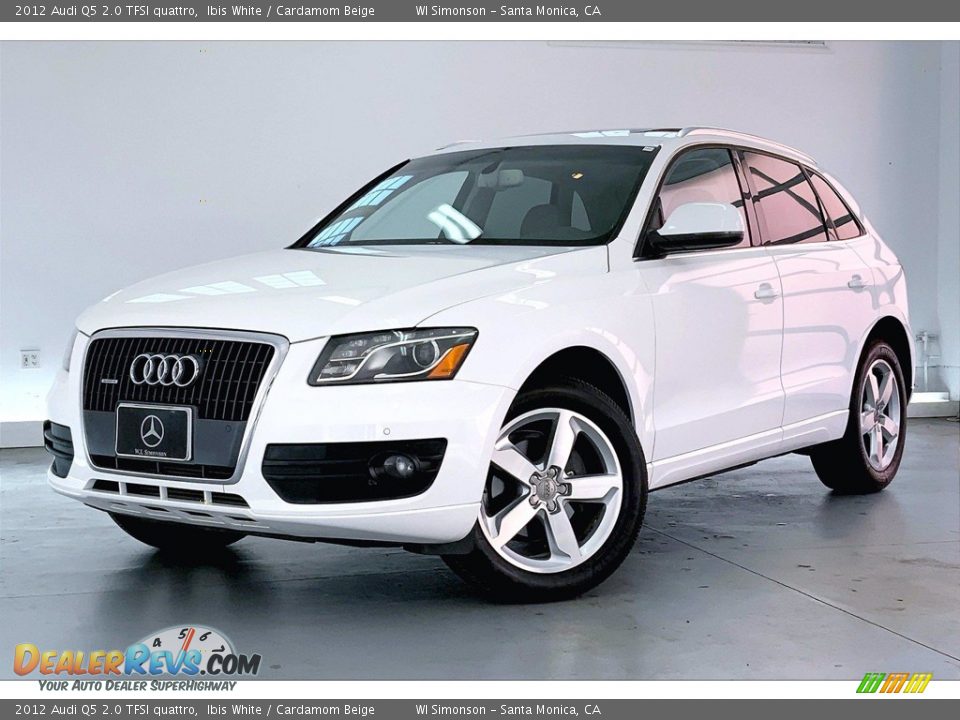 2012 Audi Q5 2.0 TFSI quattro Ibis White / Cardamom Beige Photo #12