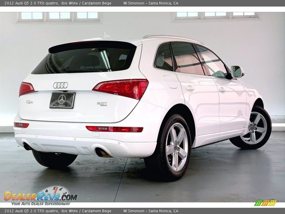 2012 Audi Q5 2.0 TFSI quattro Ibis White / Cardamom Beige Photo #13