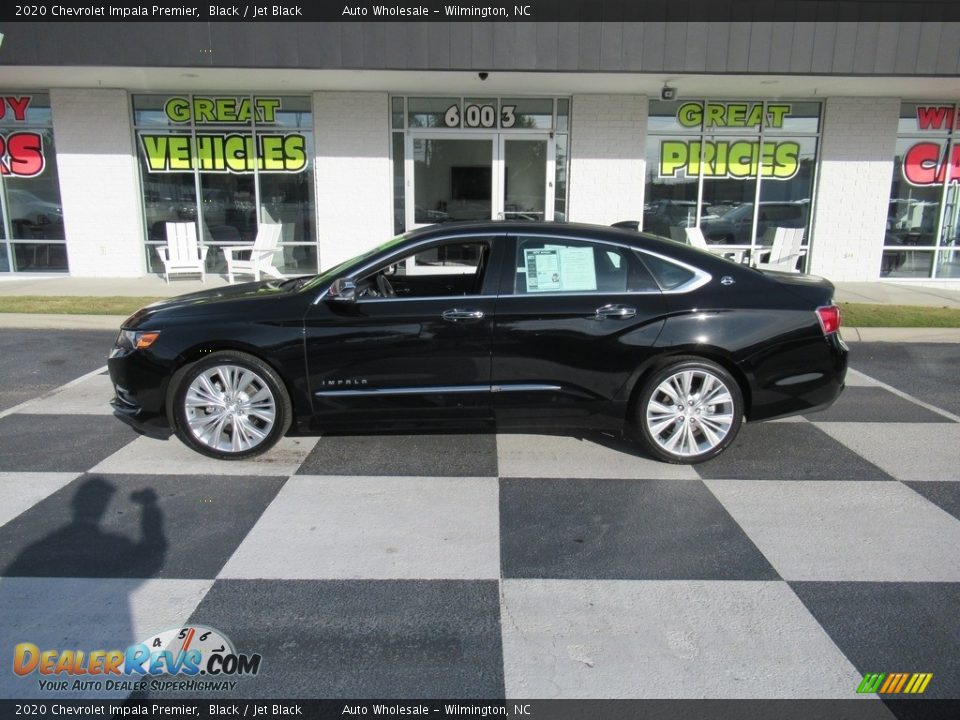 2020 Chevrolet Impala Premier Black / Jet Black Photo #1