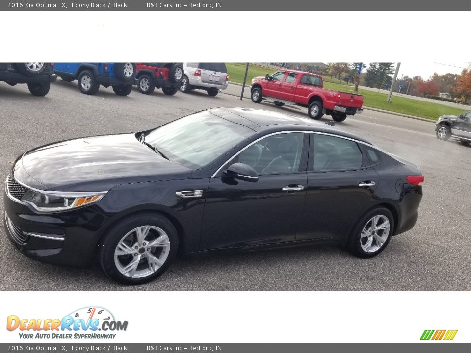 2016 Kia Optima EX Ebony Black / Black Photo #33