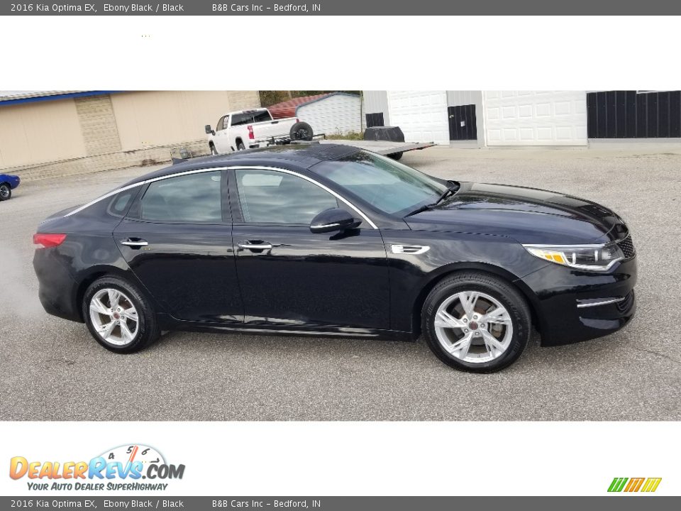 2016 Kia Optima EX Ebony Black / Black Photo #34