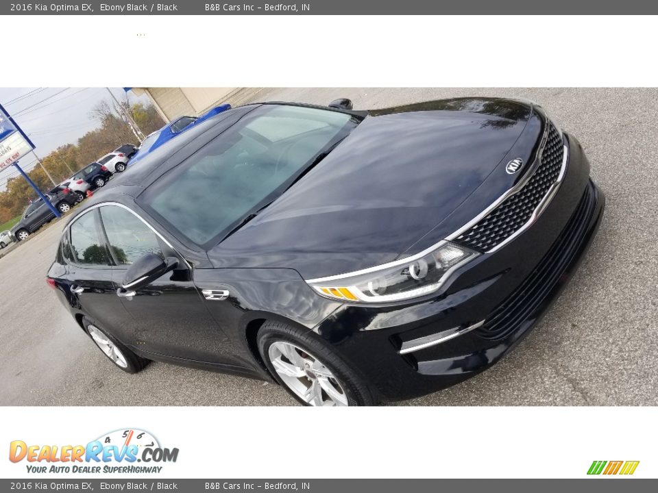 2016 Kia Optima EX Ebony Black / Black Photo #35