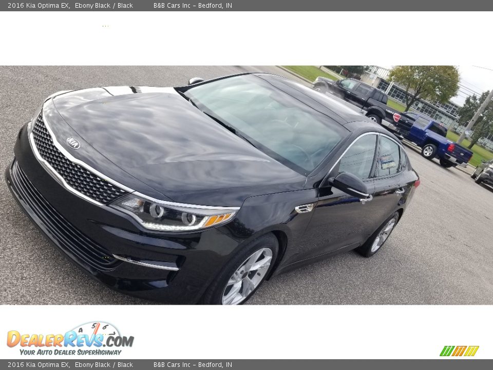 2016 Kia Optima EX Ebony Black / Black Photo #36