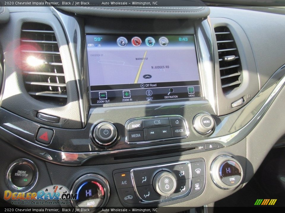2020 Chevrolet Impala Premier Black / Jet Black Photo #17