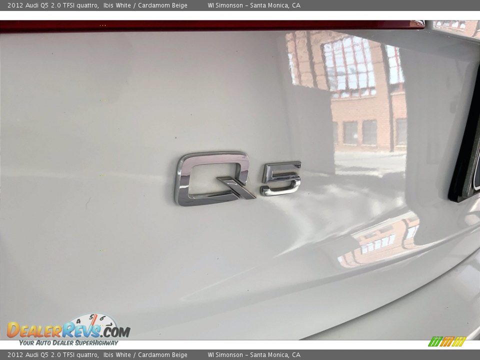 2012 Audi Q5 2.0 TFSI quattro Ibis White / Cardamom Beige Photo #31