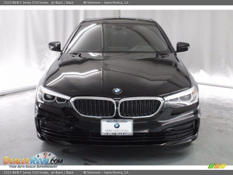 2020 BMW 5 Series 530i Sedan Jet Black / Black Photo #2