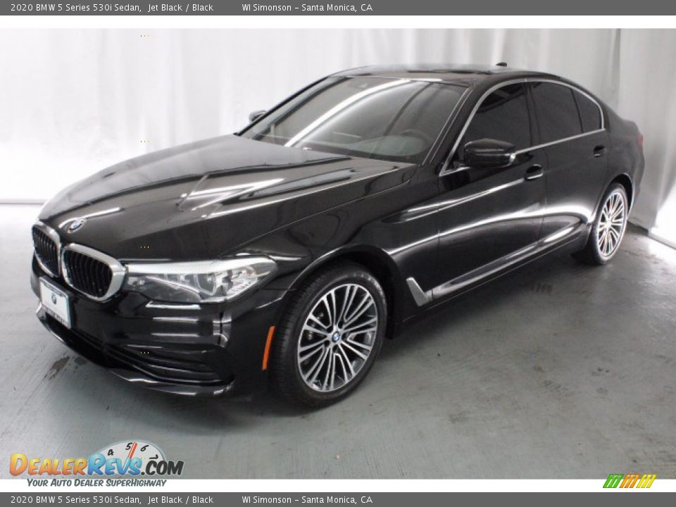 2020 BMW 5 Series 530i Sedan Jet Black / Black Photo #3