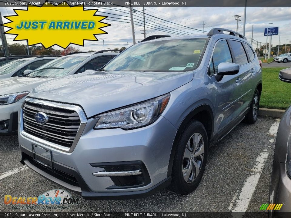 2021 Subaru Ascent Premium Ice Silver Metallic / Slate Black Photo #1