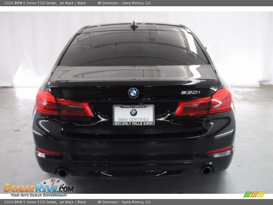 2020 BMW 5 Series 530i Sedan Jet Black / Black Photo #4