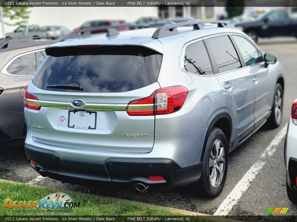 2021 Subaru Ascent Premium Ice Silver Metallic / Slate Black Photo #3