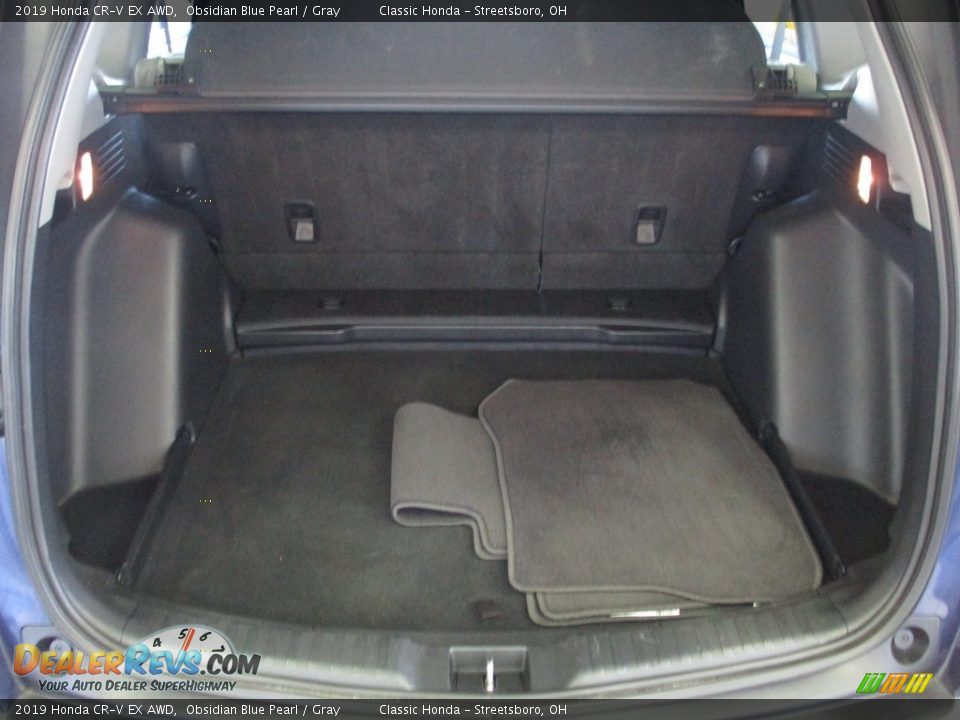 2019 Honda CR-V EX AWD Obsidian Blue Pearl / Gray Photo #13