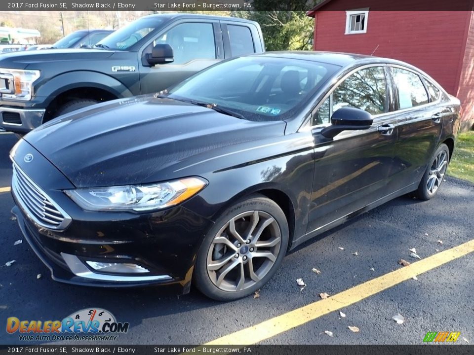 2017 Ford Fusion SE Shadow Black / Ebony Photo #1