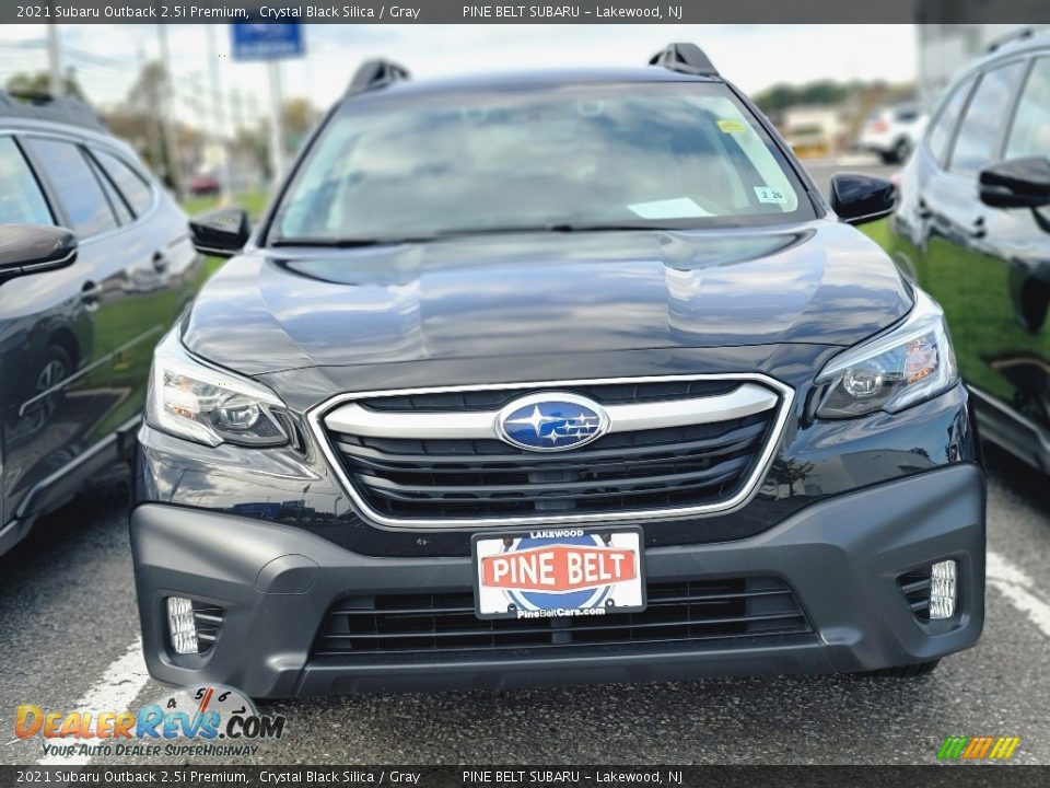 2021 Subaru Outback 2.5i Premium Crystal Black Silica / Gray Photo #2