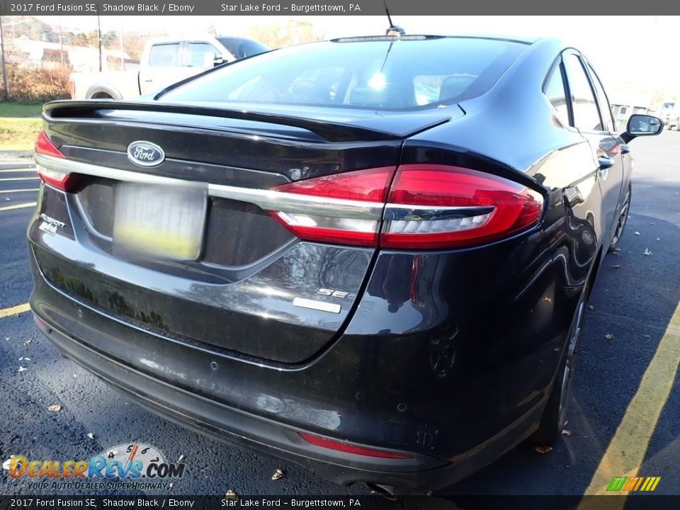 2017 Ford Fusion SE Shadow Black / Ebony Photo #3