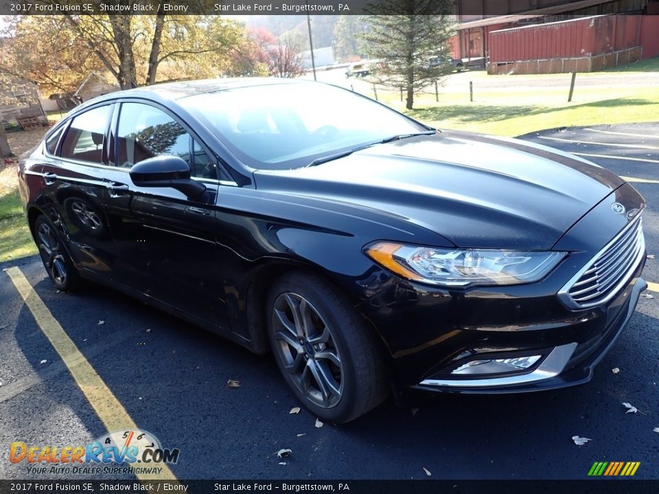 2017 Ford Fusion SE Shadow Black / Ebony Photo #4