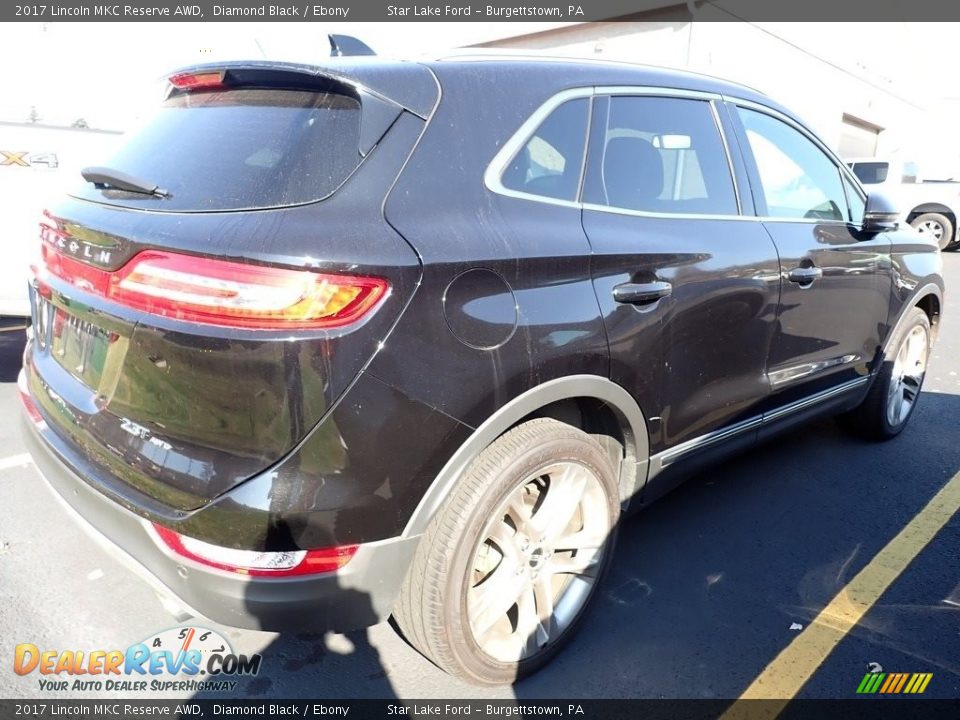 2017 Lincoln MKC Reserve AWD Diamond Black / Ebony Photo #3