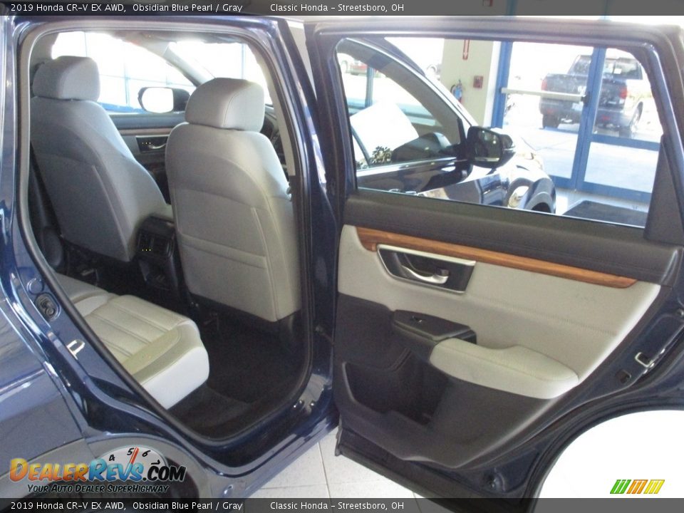 2019 Honda CR-V EX AWD Obsidian Blue Pearl / Gray Photo #21