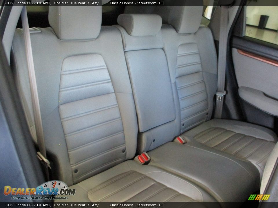 2019 Honda CR-V EX AWD Obsidian Blue Pearl / Gray Photo #23