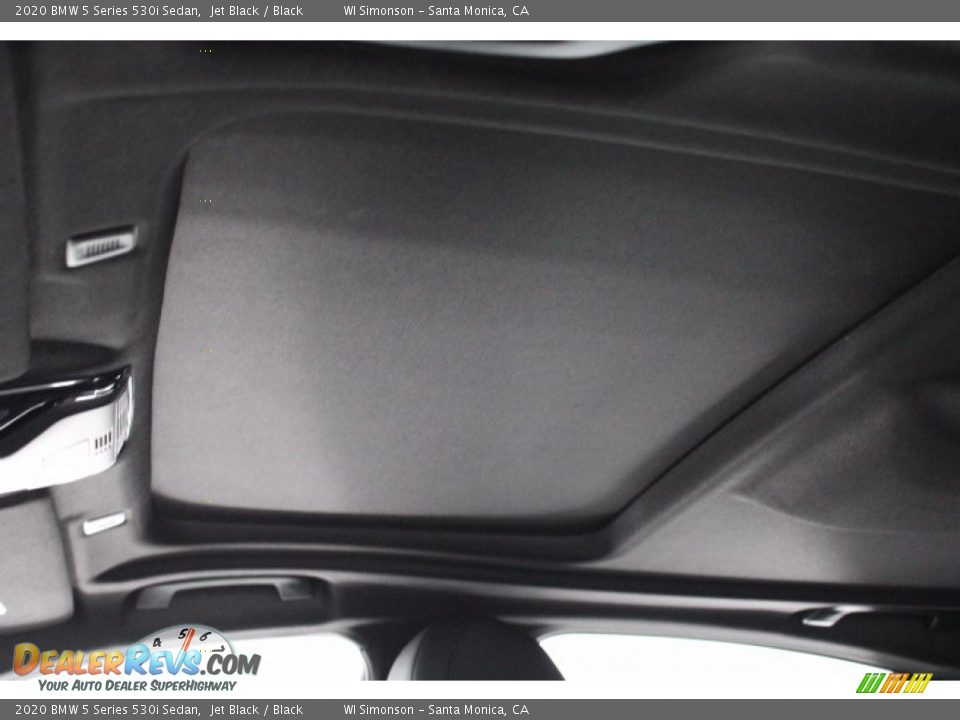2020 BMW 5 Series 530i Sedan Jet Black / Black Photo #25