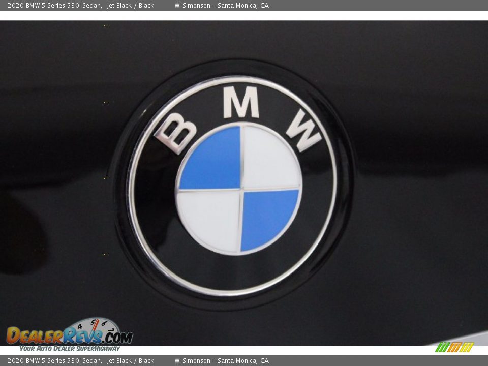 2020 BMW 5 Series 530i Sedan Jet Black / Black Photo #33