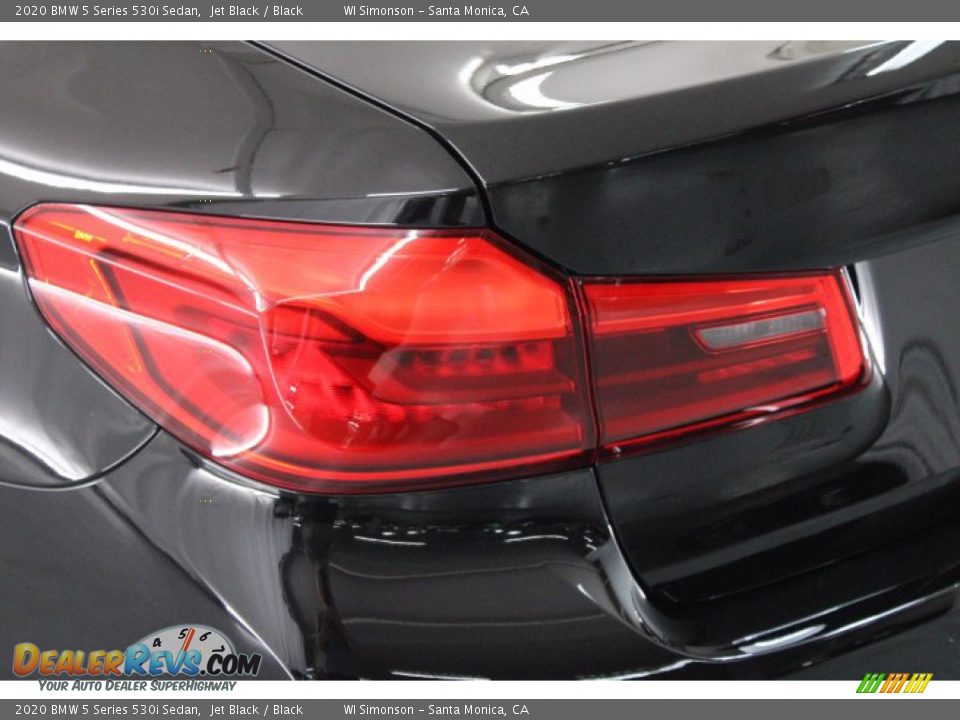 2020 BMW 5 Series 530i Sedan Jet Black / Black Photo #34