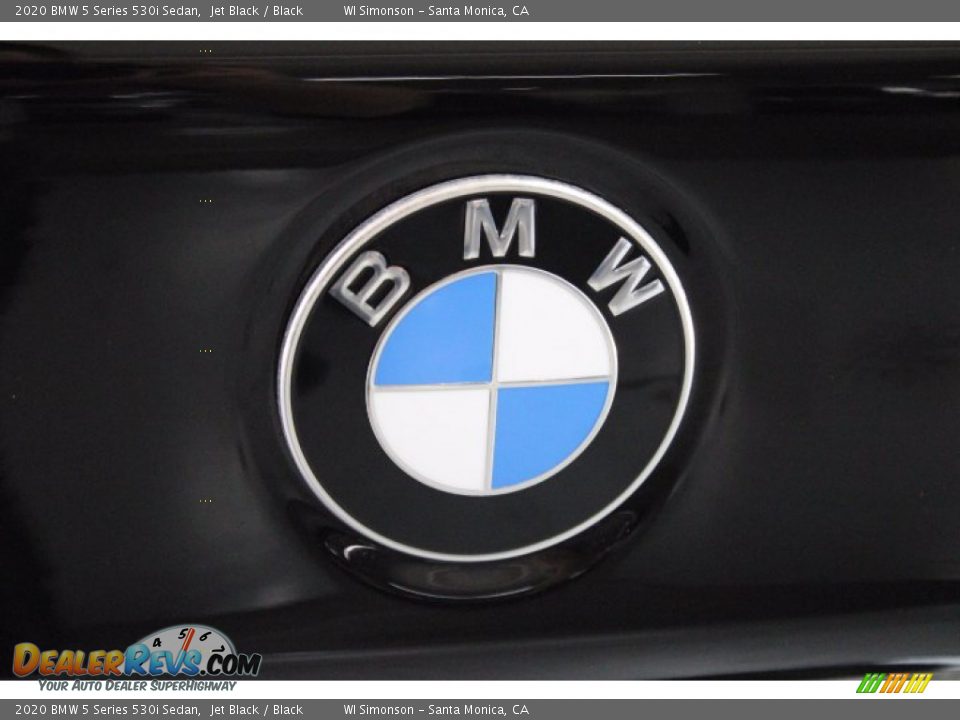 2020 BMW 5 Series 530i Sedan Jet Black / Black Photo #35