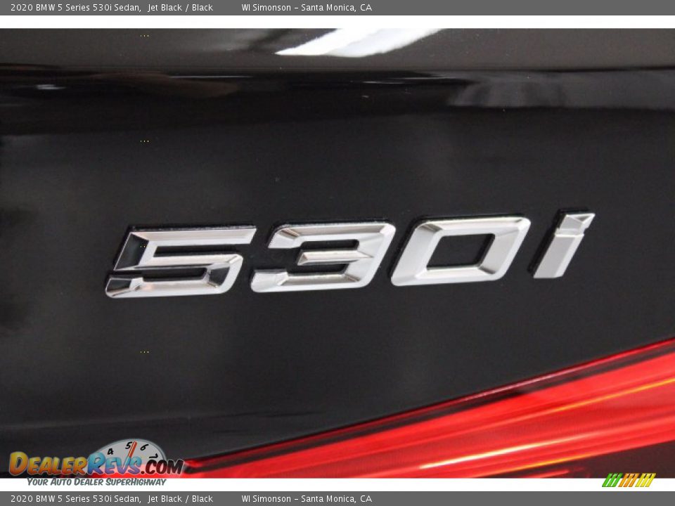 2020 BMW 5 Series 530i Sedan Jet Black / Black Photo #36