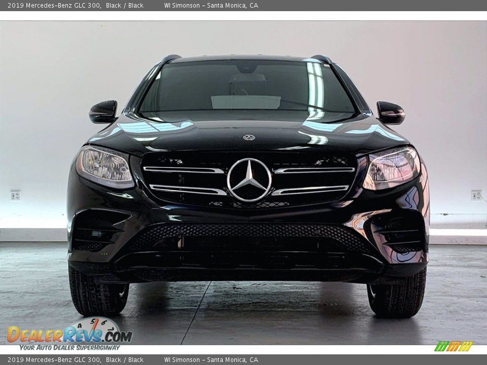 2019 Mercedes-Benz GLC 300 Black / Black Photo #2