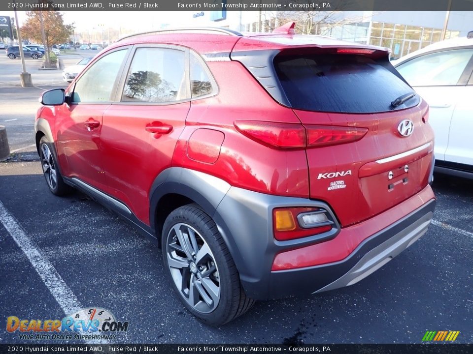 2020 Hyundai Kona Limited AWD Pulse Red / Black Photo #2