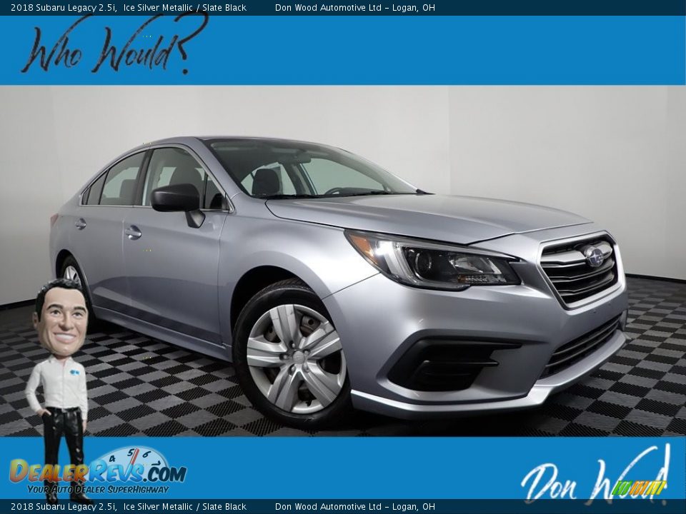2018 Subaru Legacy 2.5i Ice Silver Metallic / Slate Black Photo #1