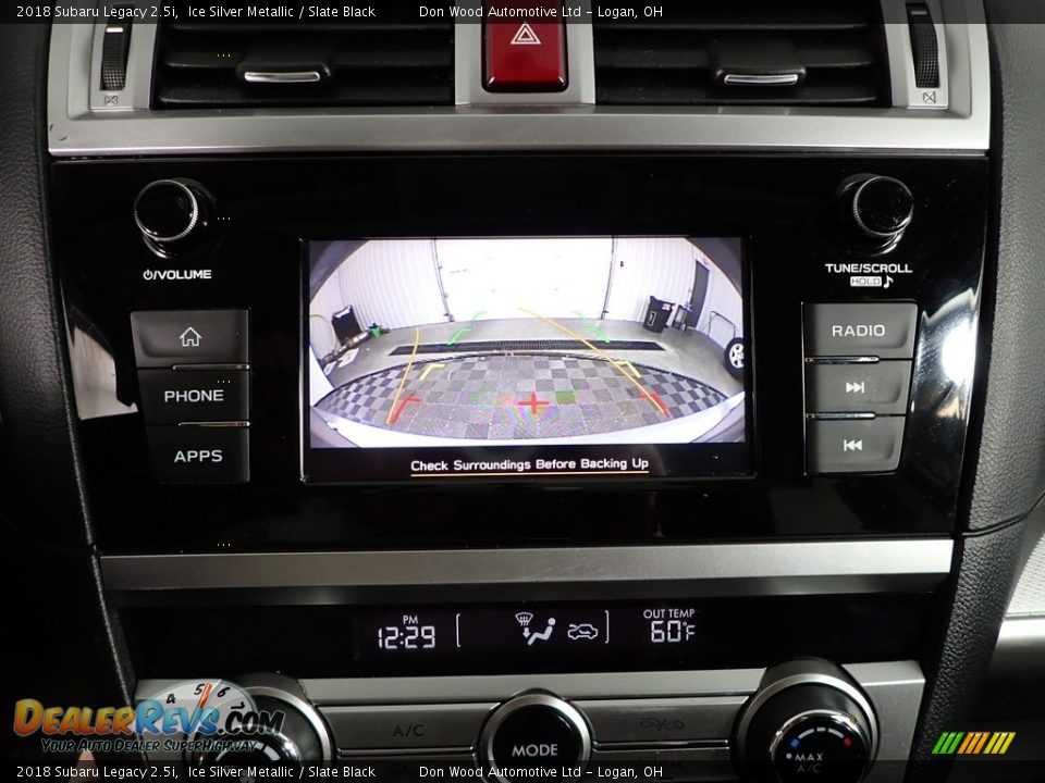 2018 Subaru Legacy 2.5i Ice Silver Metallic / Slate Black Photo #2