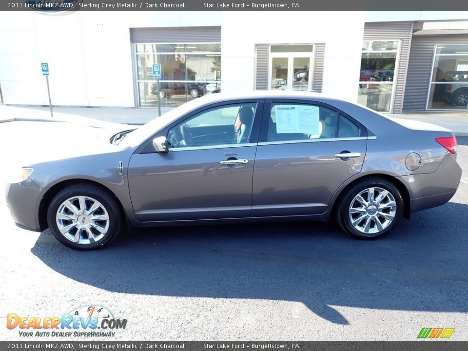 2011 Lincoln MKZ AWD Sterling Grey Metallic / Dark Charcoal Photo #2