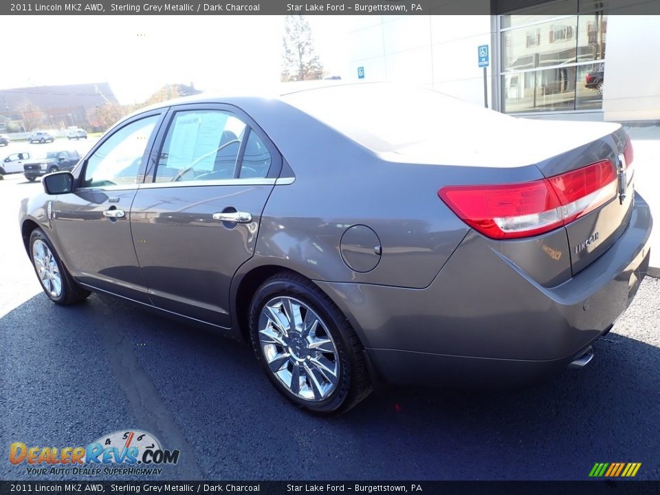 2011 Lincoln MKZ AWD Sterling Grey Metallic / Dark Charcoal Photo #3