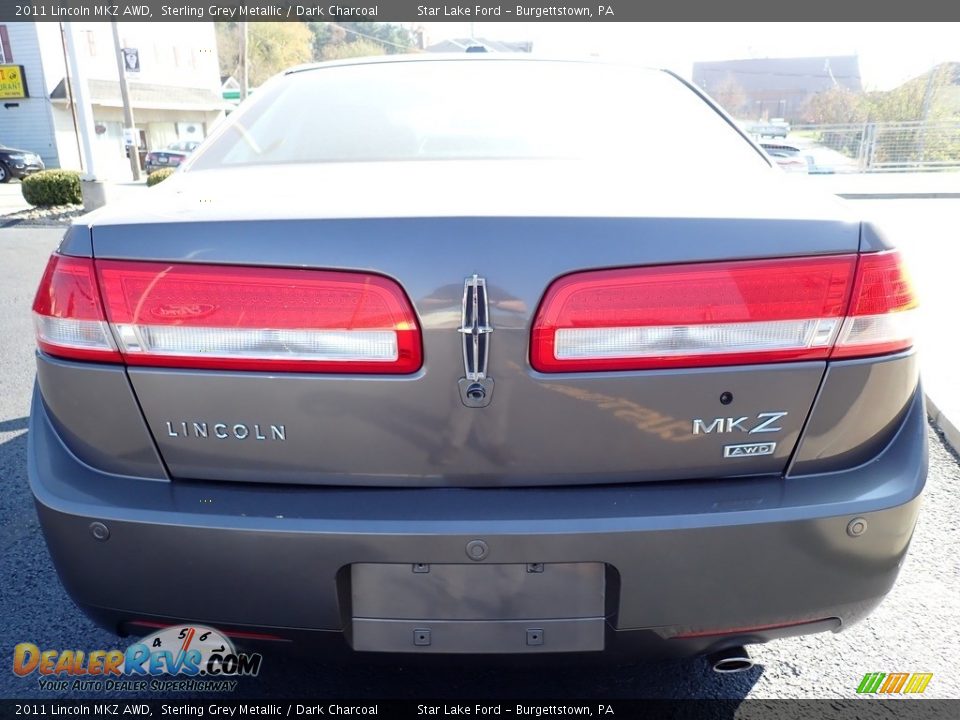 2011 Lincoln MKZ AWD Sterling Grey Metallic / Dark Charcoal Photo #4